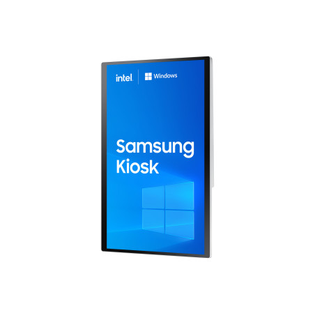 Samsung KM24C-3 Design chiosco 61 cm (24") LED 250 cd/m² Full HD Bianco Touch screen Processore integrato Windows 10 IoT