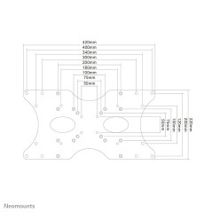 Neomounts FPMA-VESA400 Adattatore VESA 22-52"