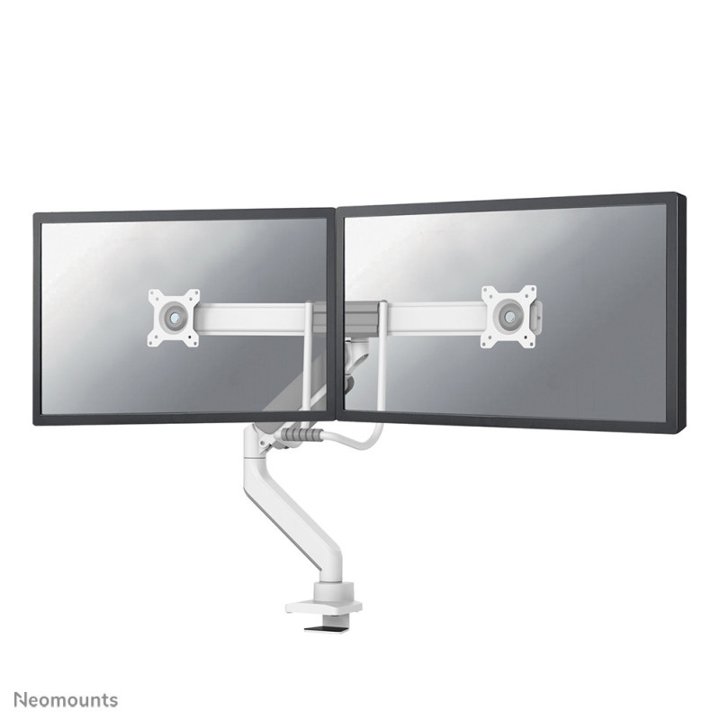 Neomounts DS75-450WH2 Braccio per monitor 17-32" - molla a gas - Topfix - 180°-stop