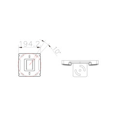 Multibrackets 5075 Accessorio per il montaggio del monitor