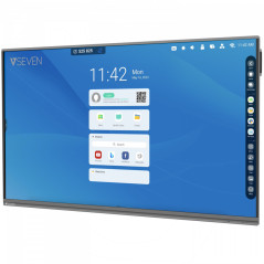 V7 IFP7502-V7PRO lavagna interattiva 190,5 cm (75") 3840 x 2160 Pixel Touch screen Nero USB   Bluetooth