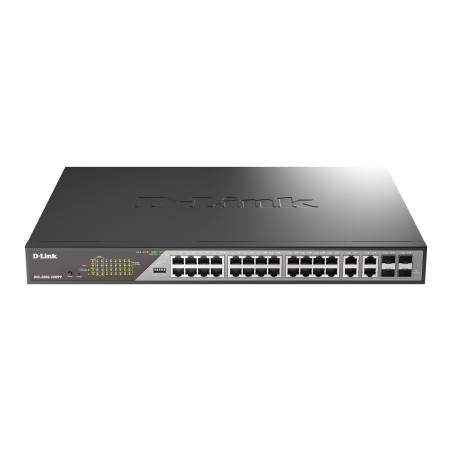 D-Link DSS-200G-28MPP switch di rete Gestito L2 Gigabit Ethernet (10 100 1000) Supporto Power over Ethernet (PoE) 1U Grigio