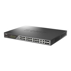 D-Link DSS-200G-28MPP switch di rete Gestito L2 Gigabit Ethernet (10 100 1000) Supporto Power over Ethernet (PoE) 1U Grigio