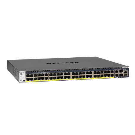 NETGEAR M4300-52G-PoE+ 550W PSU Gestito L2/L3/L4 Gigabit Ethernet (10/100/1000) Supporto Power over Ethernet (PoE) 1U Nero