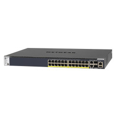 NETGEAR M4300-28G-PoE+ Gestito L2 L3 L4 10G Ethernet (100 1000 10000) Supporto Power over Ethernet (PoE) 1U Nero