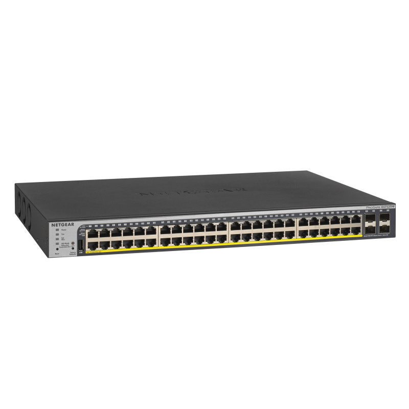 NETGEAR GS752TPP Gestito L2/L3/L4 Gigabit Ethernet (10/100/1000) Supporto Power over Ethernet (PoE) 1U Nero