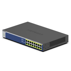 NETGEAR GS516PP Non gestito Gigabit Ethernet (10 100 1000) Supporto Power over Ethernet (PoE) Blu, Grigio