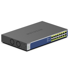 NETGEAR GS516PP Non gestito Gigabit Ethernet (10 100 1000) Supporto Power over Ethernet (PoE) Blu, Grigio