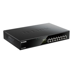 D-Link DGS-1008MP switch di rete Non gestito Gigabit Ethernet (10 100 1000) Supporto Power over Ethernet (PoE) 1U Nero