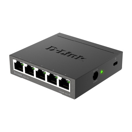 D-Link DGS-105 Non gestito L2 Gigabit Ethernet (10/100/1000) Nero