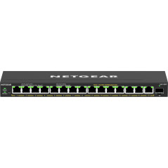 NETGEAR 16-Port High-Power PoE+ Gigabit Ethernet Plus Switch (231W) with 1 SFP port (GS316EPP) Gestito Gigabit Ethernet