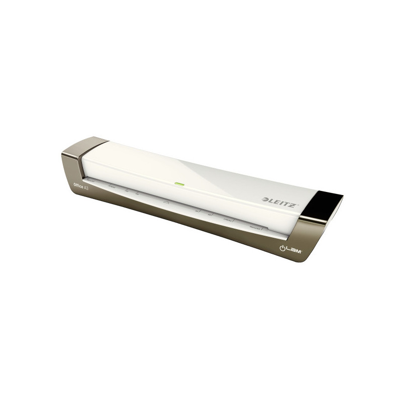 Leitz iLAM Laminator Office A3 Plastificatrice a caldo 400 mm/min Argento, Bianco