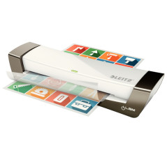 Leitz iLAM Laminator Office A4 Plastificatrice a caldo 400 mm min Argento, Bianco