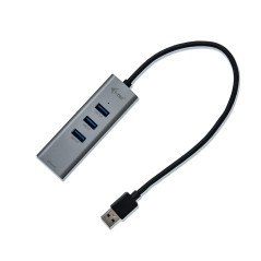 i-tec Metal U3METALG3HUB hub di interfaccia USB 3.2 Gen 1 (3.1 Gen 1) Type-A 5000 Mbit s Grigio