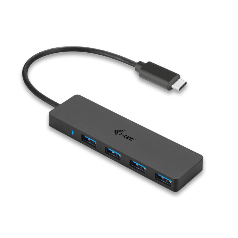 i-tec Advance C31HUB404 hub di interfaccia USB 3.2 Gen 2 (3.1 Gen 2) Type-C 5000 Mbit/s Nero