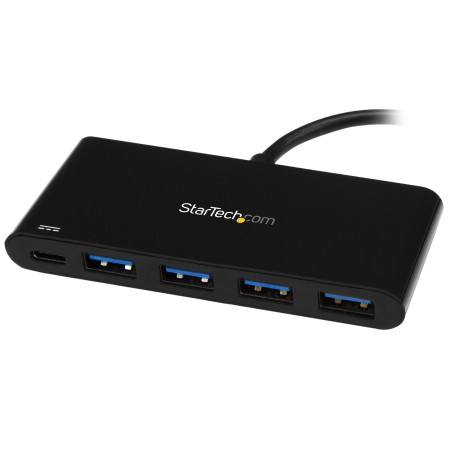 StarTech.com HB30C4AFPD hub di interfaccia USB 3.2 Gen 1 (3.1 Gen 1) Type-C 5000 Mbit/s Nero