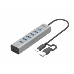 i-tec USB-C USB-A Charging Metal HUB 7 Port