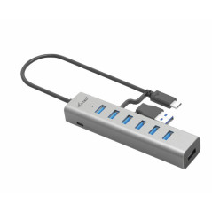 i-tec USB-C USB-A Charging Metal HUB 7 Port