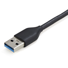 StarTech.com HB30AM4AB hub di interfaccia USB 3.2 Gen 1 (3.1 Gen 1) Type-A 5000 Mbit s Nero, Grigio