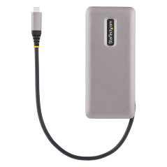 StarTech.com Hub USB-C a 4 porte - Multipresa USB Type-C Portatile con Power Delivery 100W Pass-Through - Ciabatta USB 3.1