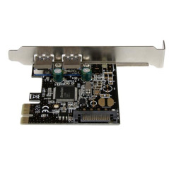 StarTech.com Scheda controller USB SuperSpeed 3.0 PCIe PCI Express a 2 porte con alimentazione SATA