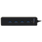 StarTech.com Hub portatile USB 3.0 SuperSpeed a 4 porte - Perno e concentratore per notebook o Ultrabook USB 3.0 con cavo