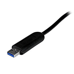 StarTech.com Hub portatile USB 3.0 SuperSpeed a 4 porte - Perno e concentratore per notebook o Ultrabook USB 3.0 con cavo