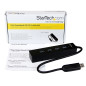 StarTech.com Hub portatile USB 3.0 SuperSpeed a 4 porte - Perno e concentratore per notebook o Ultrabook USB 3.0 con cavo