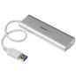 StarTech.com Hub USB a 4 porte, Da USB A a 4 porte USB-A, USB 5Gbps, design robusto, alimentazione via bus, hub USB 3.0