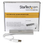 StarTech.com Hub USB a 4 porte, Da USB A a 4 porte USB-A, USB 5Gbps, design robusto, alimentazione via bus, hub USB 3.0