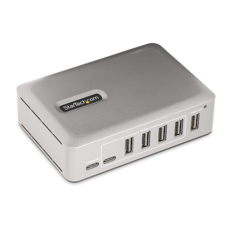 StarTech.com 10G5A2CS-USB-C-HUB hub di interfaccia USB 3.2 Gen 2 (3.1 Gen 2) Type-C 10000 Mbit/s Argento