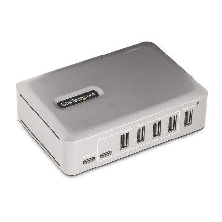 StarTech.com 10G5A2CS-USB-C-HUB hub di interfaccia USB 3.2 Gen 2 (3.1 Gen 2) Type-C 10000 Mbit s Argento