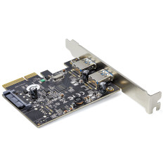 StarTech.com Scheda PCIe USB 3.1 a 2 porte - Scheda di espansione PCI Express USB 3.2 Gen 2 Type-A 10Gbps - Adattatore da PCI