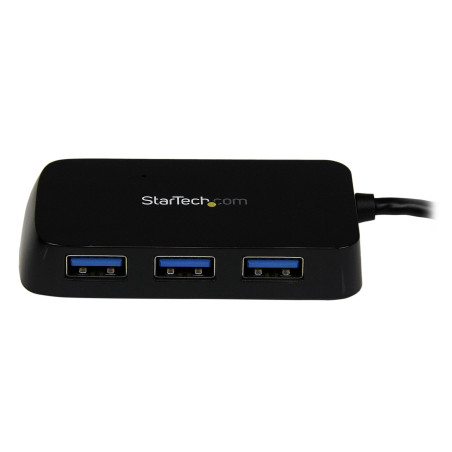 StarTech.com Hub Mini USB 3.0 SuperSpeed a 4 porte portatile - Nero