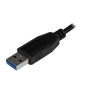 StarTech.com Hub Mini USB 3.0 SuperSpeed a 4 porte portatile - Nero