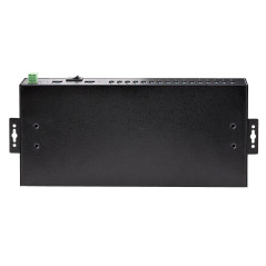 StarTech.com Hub USB 3.0 Alimentato a 16 Porte - Multipresa USB-A Industriale 5Gbps Installabile a Muro Rack DIN - Protezione