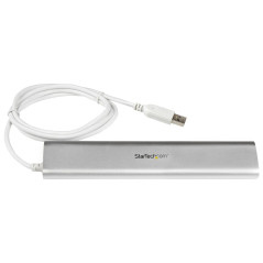 StarTech.com Hub USB a 7 porte, Da USB A a 7 porte USB-A, USB 5Gbps, design robusto, alimentazione via bus o alimentatore