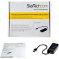 StarTech.com Hub USB 3.0 a 4 porte - 4x USB-A con Swith On/Off Individuale