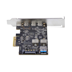 StarTech.com Scheda di Espansione PCIe USB a 5 porte, USB 3.2 10Gbps, scheda PCI Express con 4 porte USB-C, 1 porta interna