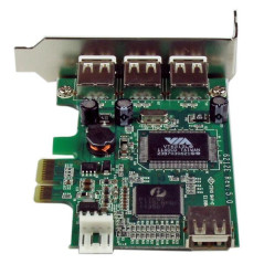 StarTech.com Scheda Pci Express basso prfilo con 4 porte USB 2.0 ad alta velocità