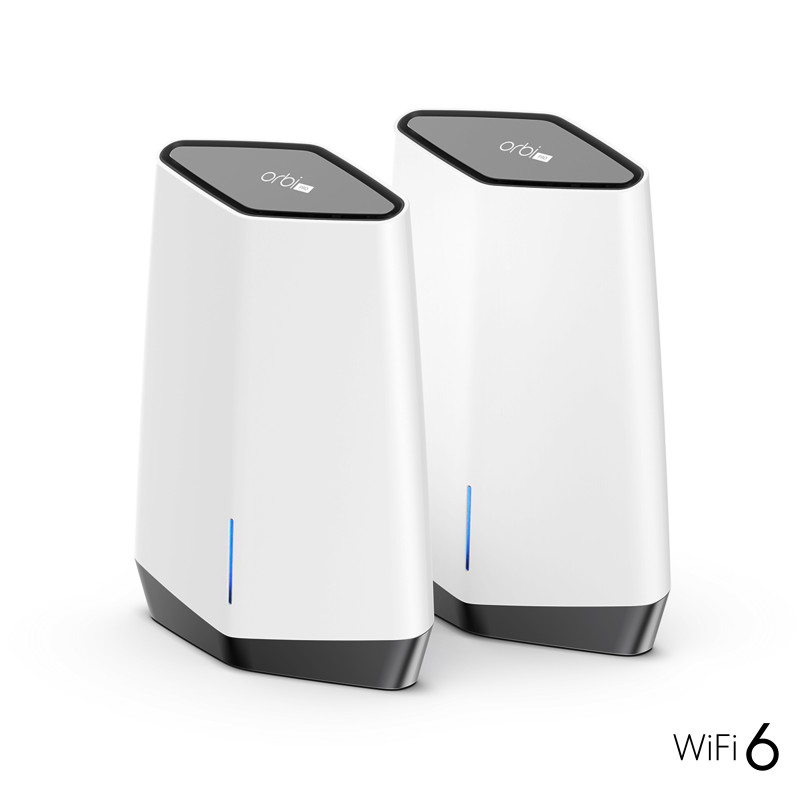 NETGEAR Orbi Pro WiFi 6 Tri-band Mesh System (SXK80) Banda tripla (2.4 GHz/5 GHz/5 GHz) Wi-Fi 6 (802.11ax) Grigio, Bianco 9