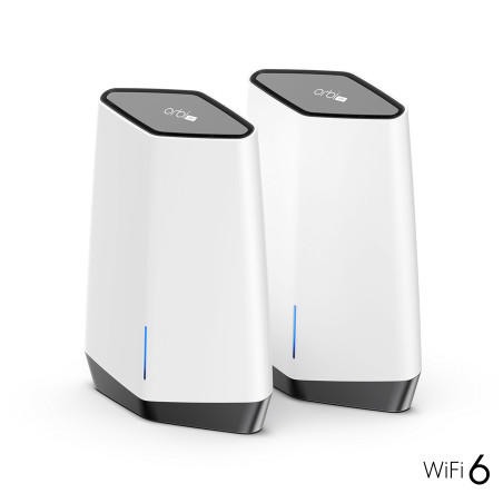 NETGEAR Orbi Pro WiFi 6 Tri-band Mesh System (SXK80) Banda tripla (2.4 GHz 5 GHz 5 GHz) Wi-Fi 6 (802.11ax) Grigio, Bianco 9