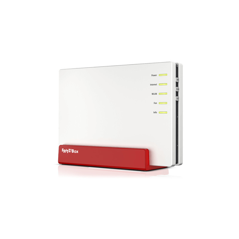 FRITZ!Box 7583 VDSL INT router wireless Gigabit Ethernet Dual-band (2.4 GHz/5 GHz) Rosso, Bianco