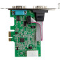 StarTech.com Scheda Seriale PCI Express con 2 Porte - Controller PCIe RS232 - 16950 UART - Scheda Seriale di Espansione DB9 a