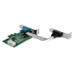 StarTech.com Scheda adattatore seriale PCI Express RS232 a 2 porte - Scheda controller host seriale PCIe RS232 - PCIe a seriale