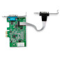 StarTech.com Scheda adattatore seriale PCI Express RS232 a 2 porte - Scheda controller host seriale PCIe RS232 - PCIe a seriale