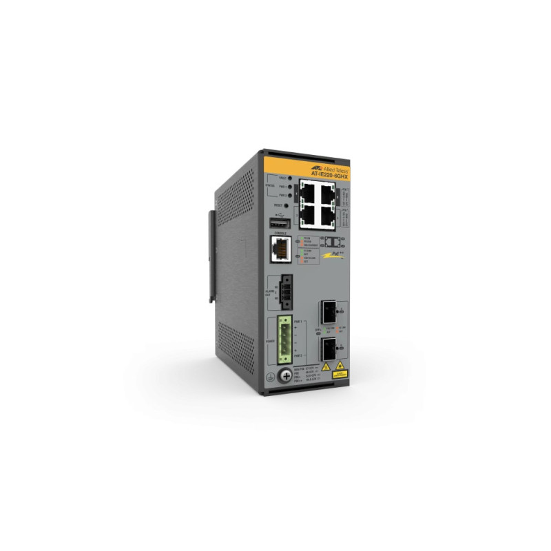 Allied Telesis IE220-6GHX Gestito L2 Gigabit Ethernet (10/100/1000) Supporto Power over Ethernet (PoE) Grigio