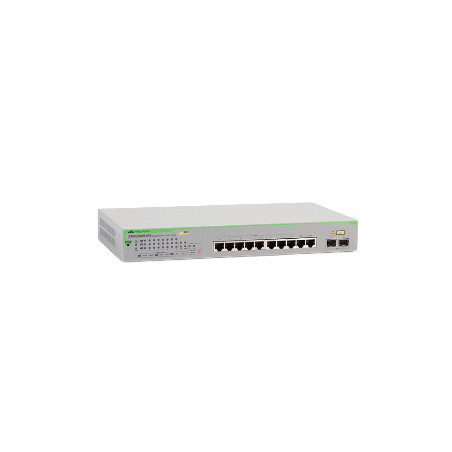 Allied Telesis GS950 10PS Gestito Gigabit Ethernet (10 100 1000) Supporto Power over Ethernet (PoE) Verde, Grigio