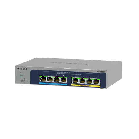 NETGEAR 8-port Ultra60 PoE++ Multi-Gigabit (2.5G) Ethernet Plus Switch Gestito L2/L3 2.5G Ethernet (100/1000/2500) Supporto