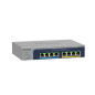 NETGEAR 8-port Ultra60 PoE++ Multi-Gigabit (2.5G) Ethernet Plus Switch Gestito L2/L3 2.5G Ethernet (100/1000/2500) Supporto